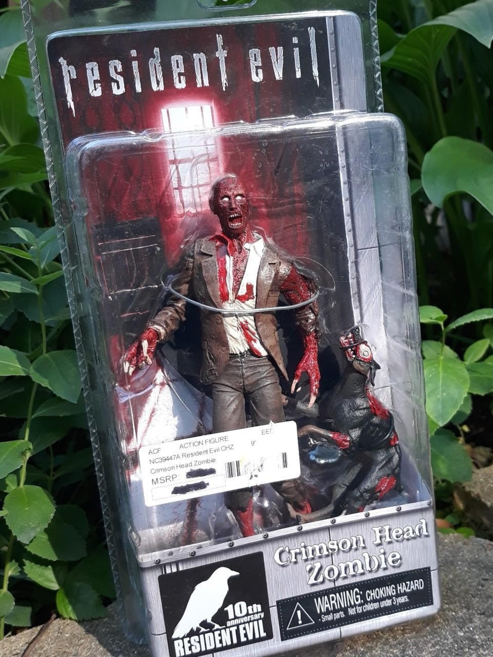 2007 NIB Resident Evil Video Game 10th Anniversary Figurine Crimson Head Zombie